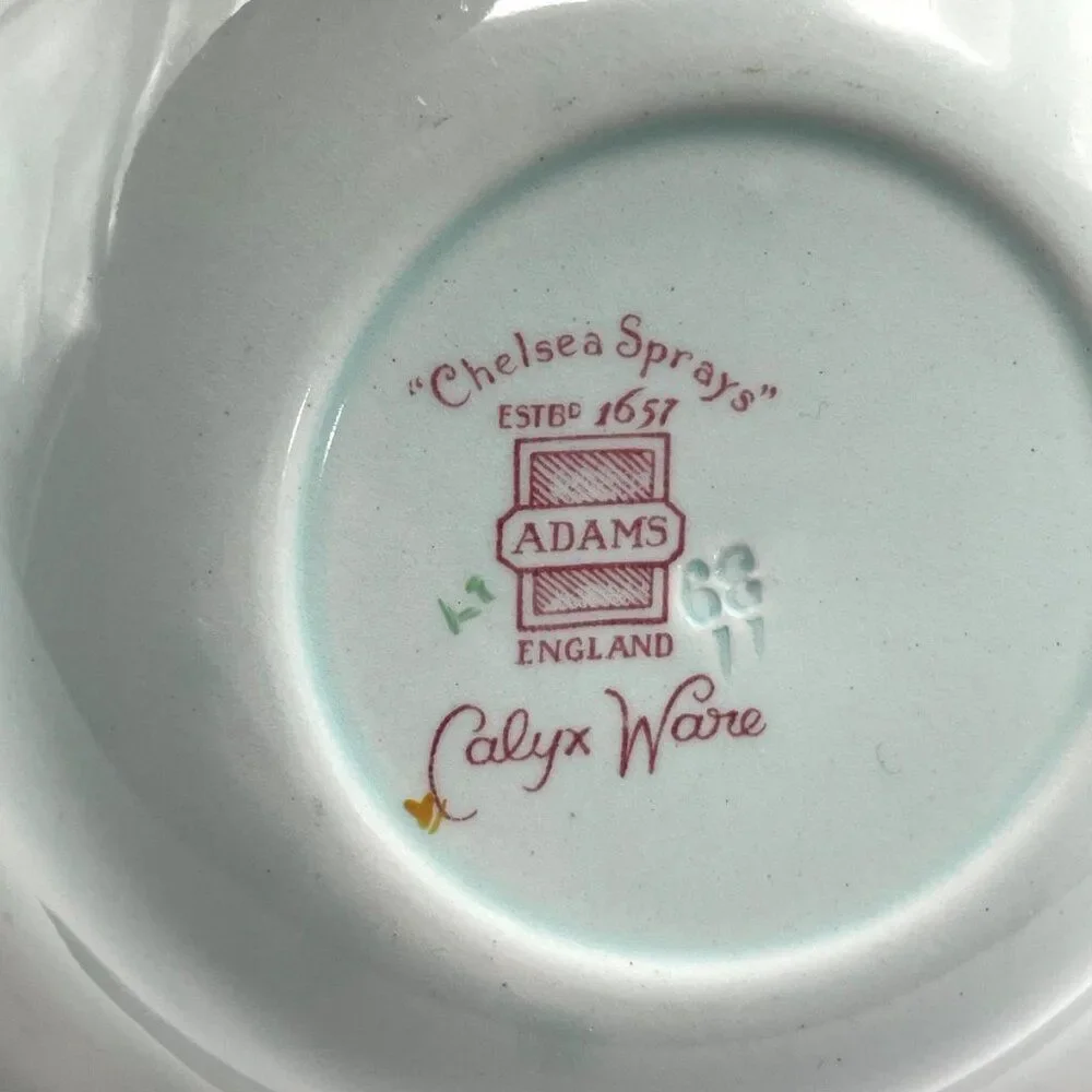 Vintage Adams England Calyx Ware 6